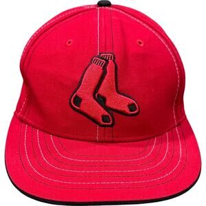 Vintage Twins Enterprise Boston Red Sox Fitted Hat Mens 7 1/4 Red MLB Retro